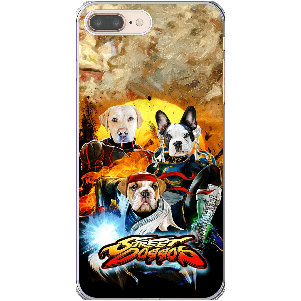 &#39;Street Doggos&#39; Personalized 3 Pet Phone Case