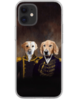 'The Admiral and the Captain' Personalized 2 Pet Phone Case