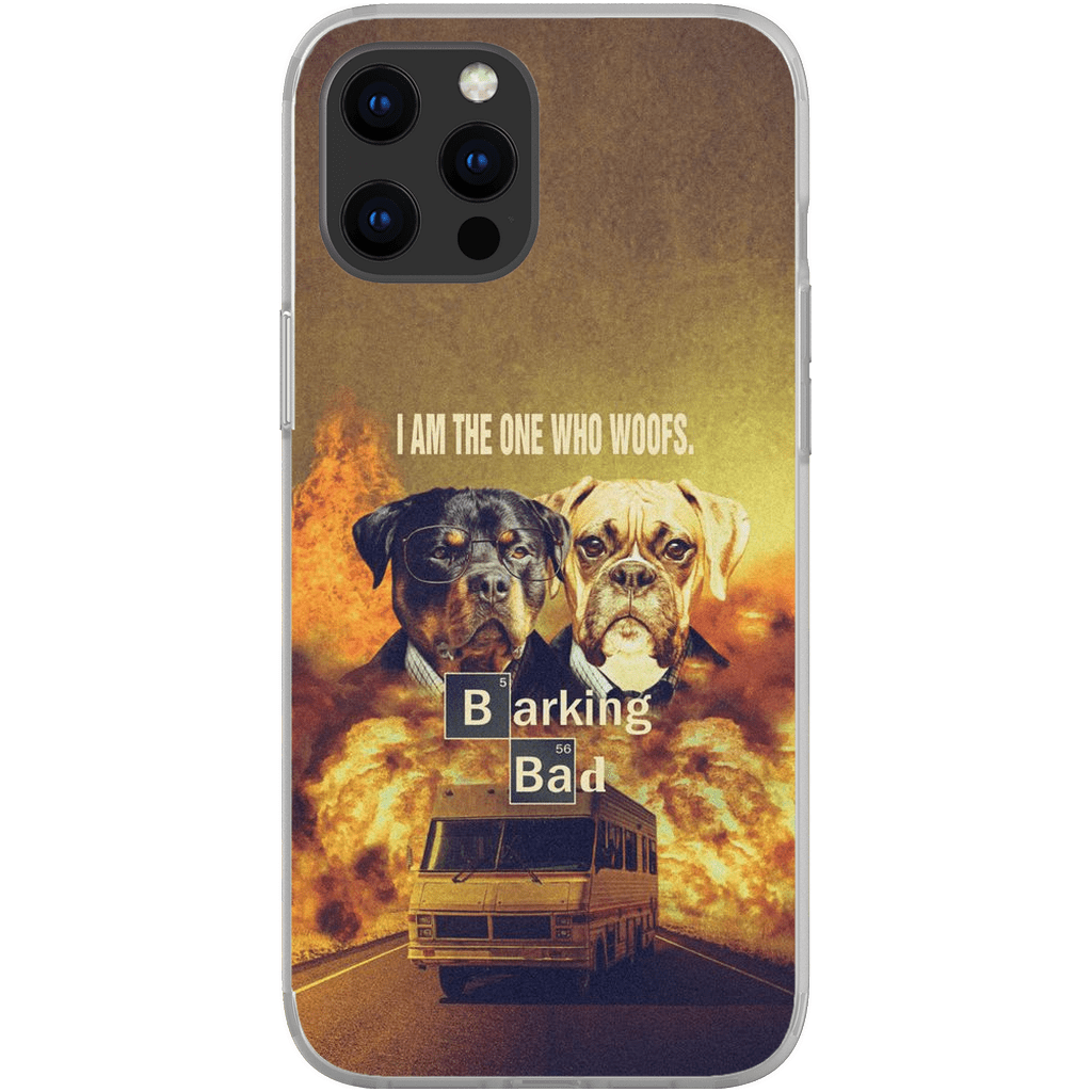 &#39;Barking Bad&#39; Personalized 2 Pet Phone Case