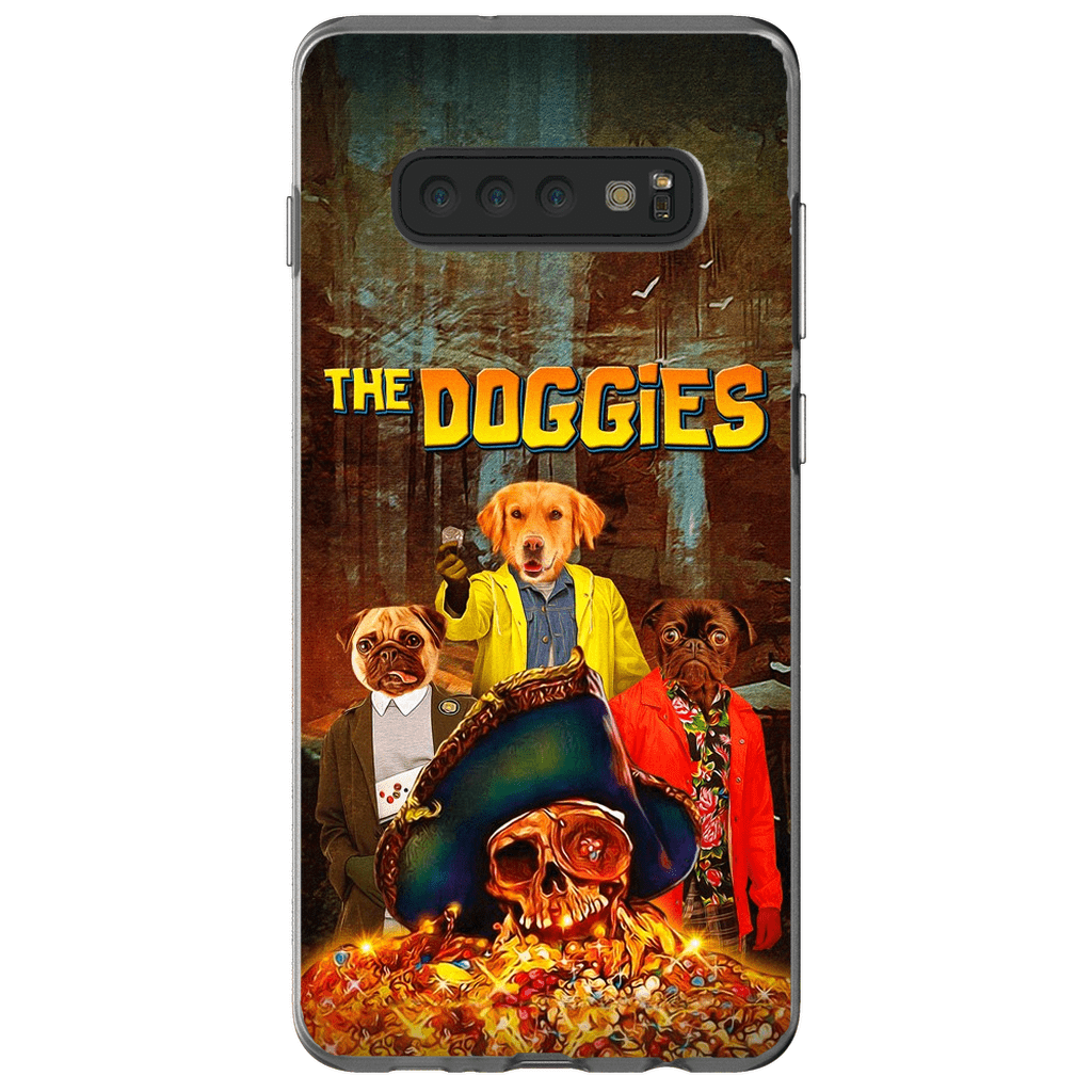 &#39;The Doggies&#39; Personalized 3 Pet Phone Case