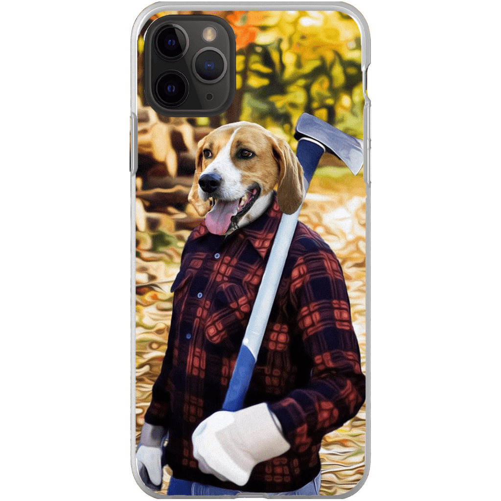 &#39;The Lumberjack&#39; Personalized Phone Case