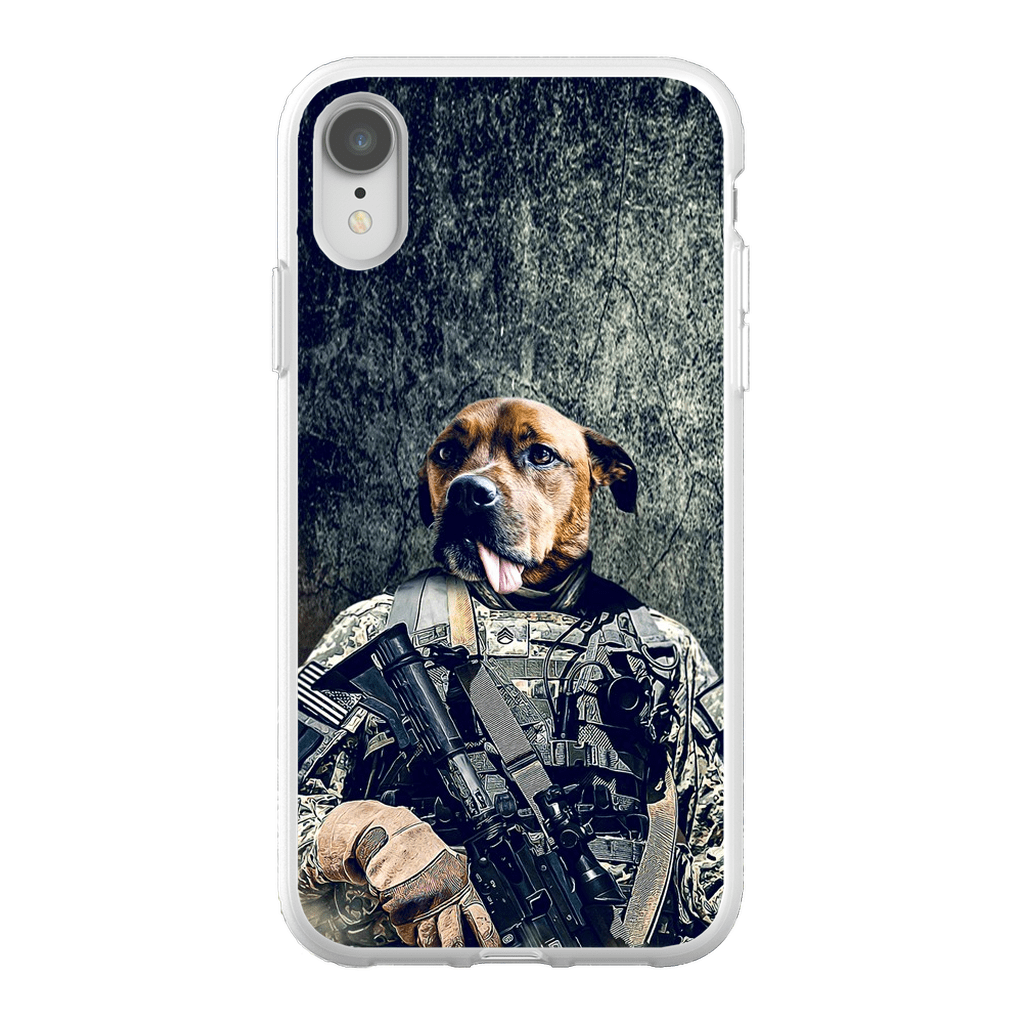 Funda para teléfono personalizada &#39;El veterano del ejército&#39;