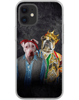 '2Paw And Notorious D.O.G.' Personalized 2 Pet Phone Case