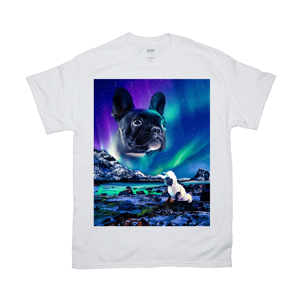 Camiseta personalizada para mascotas &#39;Majestic Northern Lights&#39; 