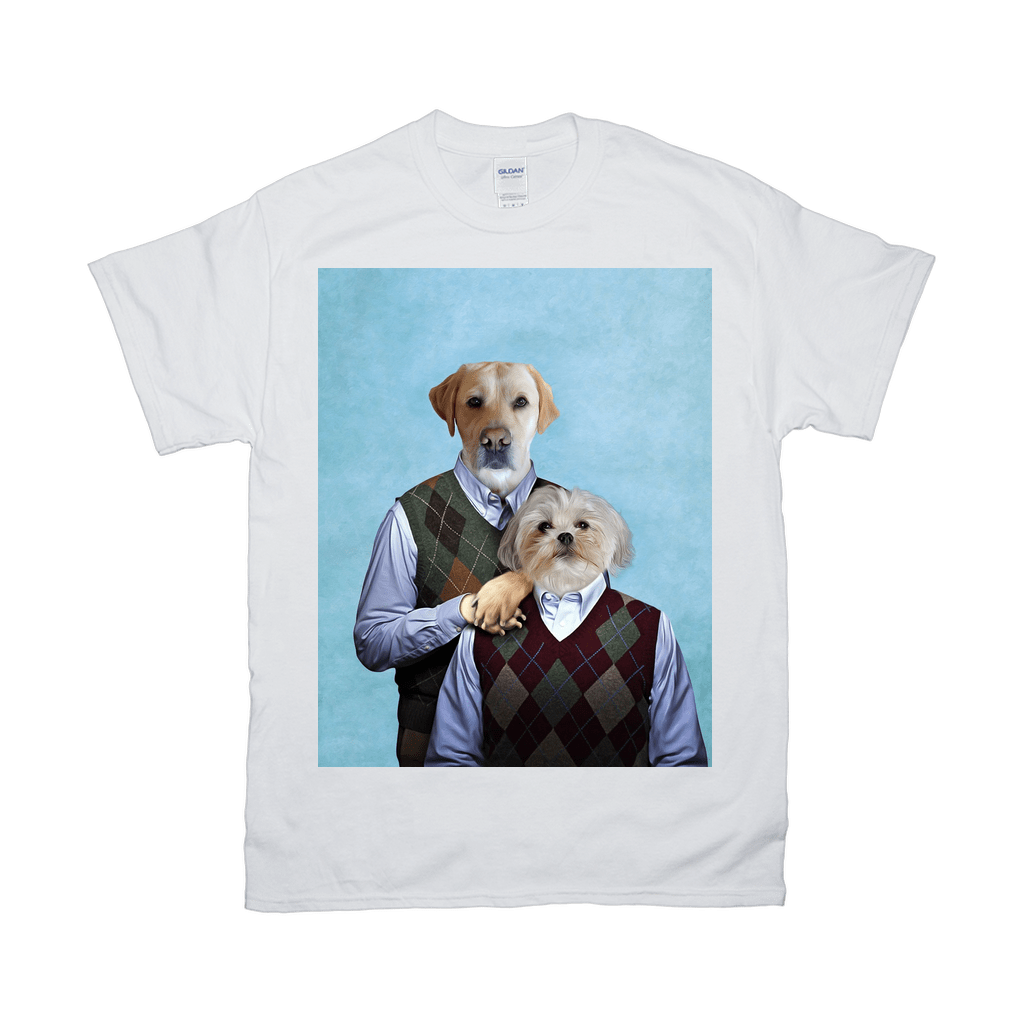 Camiseta personalizada para 2 mascotas &#39;Step Doggos&#39; 