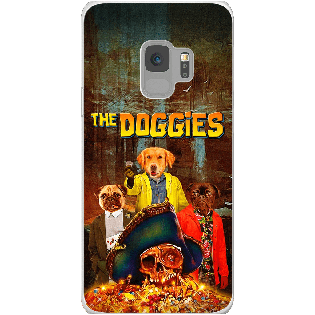 &#39;The Doggies&#39; Funda personalizada para teléfono con 3 mascotas