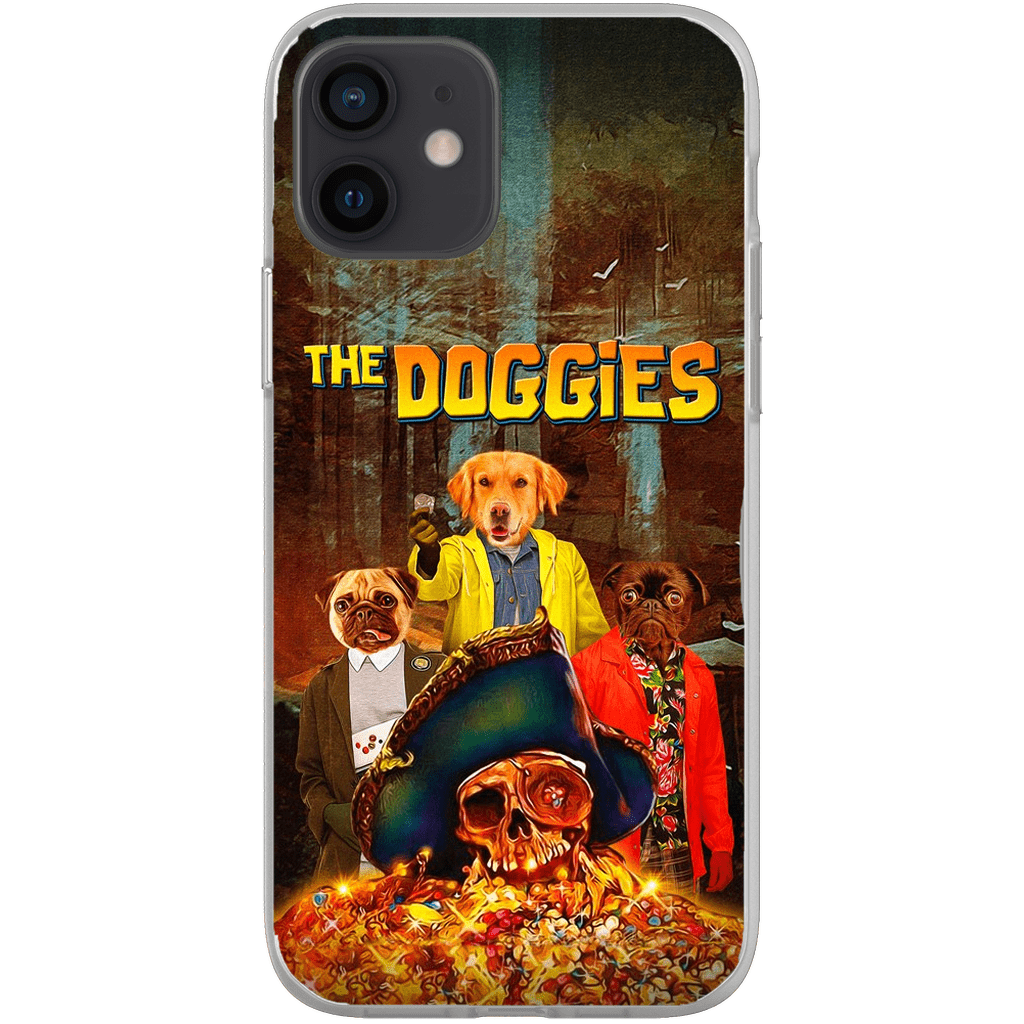 &#39;The Doggies&#39; Funda personalizada para teléfono con 3 mascotas