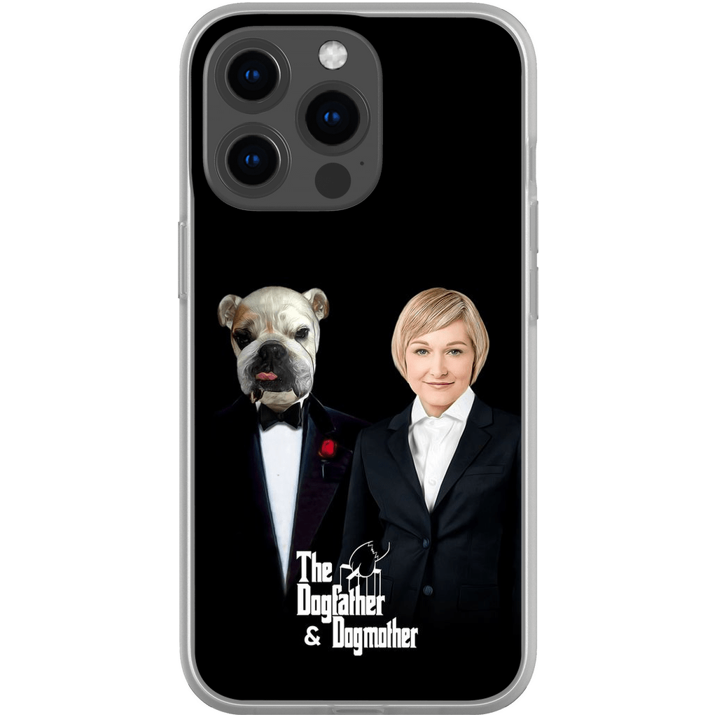 &#39;The Dogfather &amp; Dogmother&#39; Personalized Pet/Human Phone Case