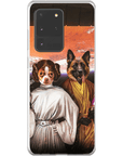 'Princess Leidown & Jedi-Doggo' Personalized 2 Pet Phone Case