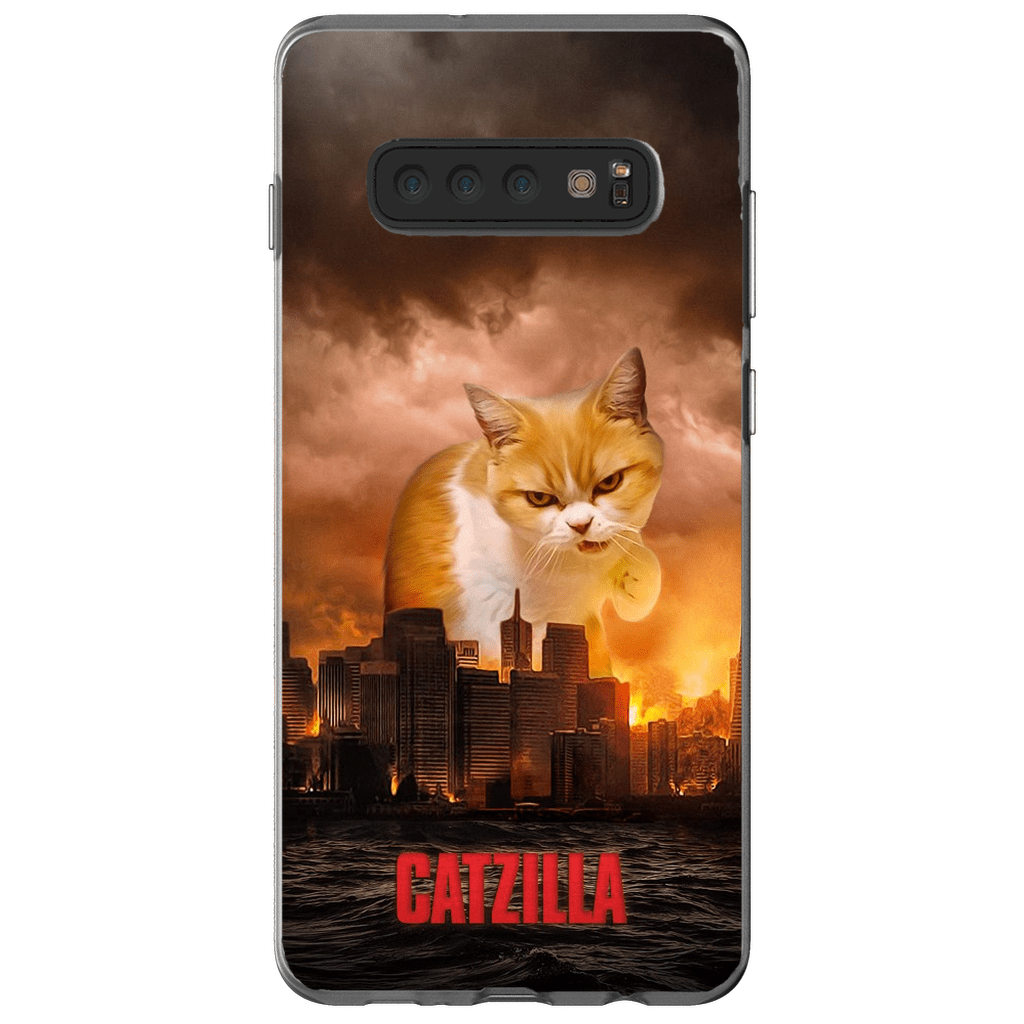 &#39;Catzilla&#39; Personalized Phone Case