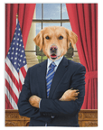 'The President' Personalized Pet Blanket