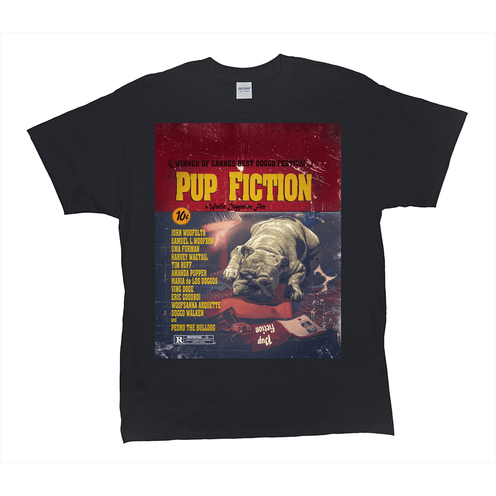 Camiseta personalizada para mascotas &#39;Pup Fiction&#39; 