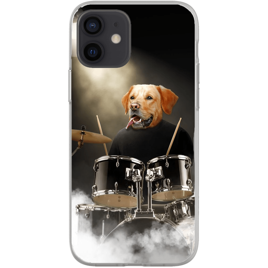 &#39;The Drummer&#39; Personalized Phone Case