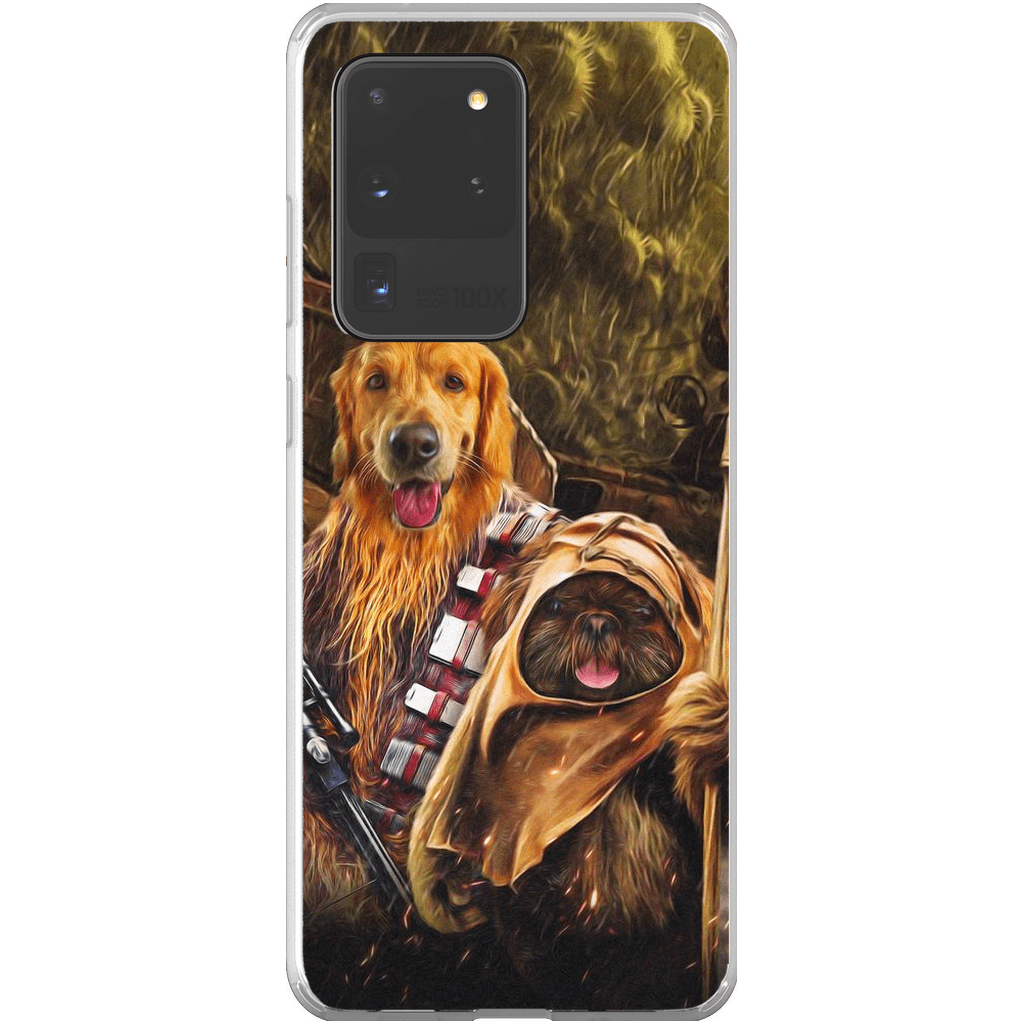 &#39;Chewdogga &amp; Dogg-E-Wok&#39; Personalized 2 Pet Phone Case