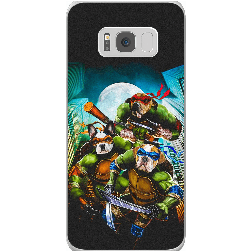 &#39;Teenage Mutant Ninja Doggos&#39; Personalized 3 Pet Phone Case