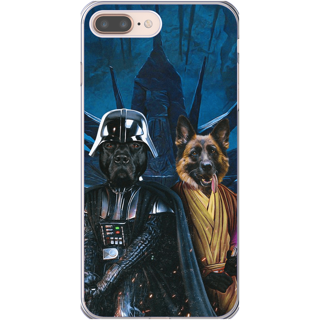 &#39;Darth Woofer &amp; Jedi-Doggo&#39; Personalized 2 Pet Phone Case