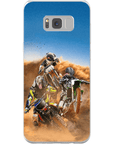 'The Motocross Riders' Personalized 3 Pet Phone Case