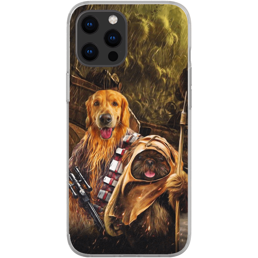 &#39;Chewdogga &amp; Dogg-E-Wok&#39; Personalized 2 Pet Phone Case