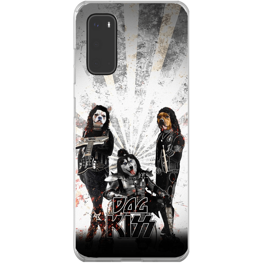 &#39;Kiss Doggos&#39; Personalized 3 Pet Phone Case