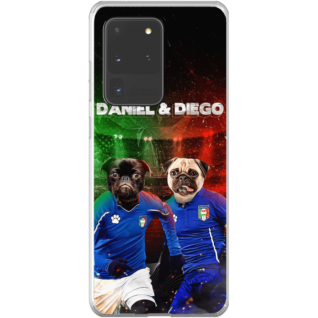 &#39;Italy Doggos&#39; Personalized 2 Pet Phone Case