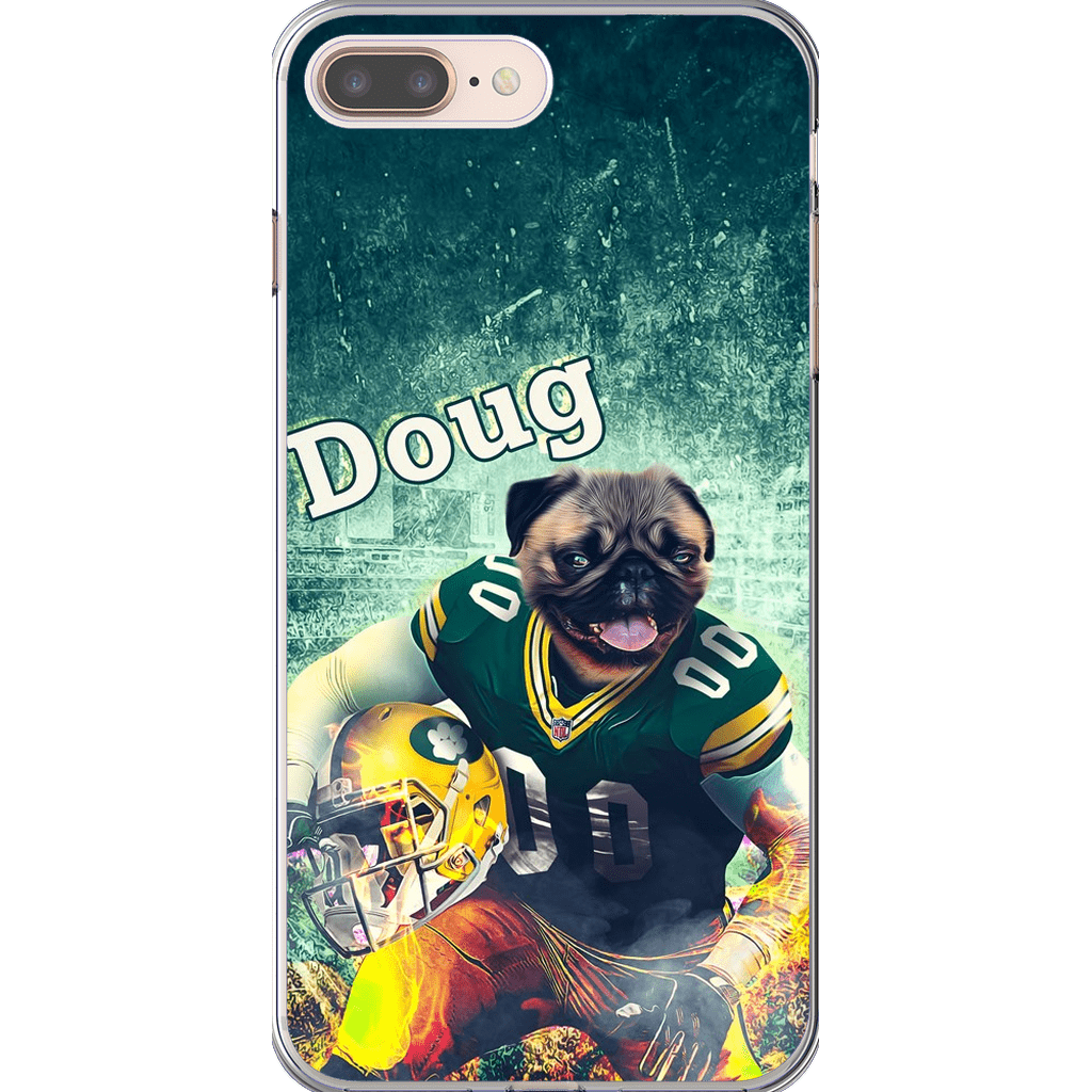 Funda personalizada para teléfono con perro &#39;Green Bay Doggos&#39;