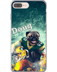 Funda personalizada para teléfono con perro 'Green Bay Doggos'