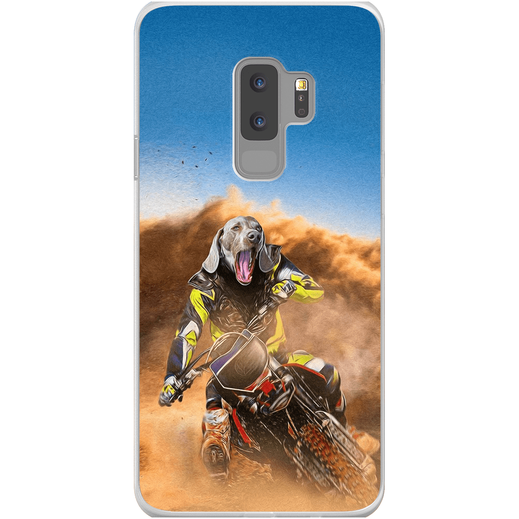 &#39;The Motocross Rider&#39; Personalized Phone Case