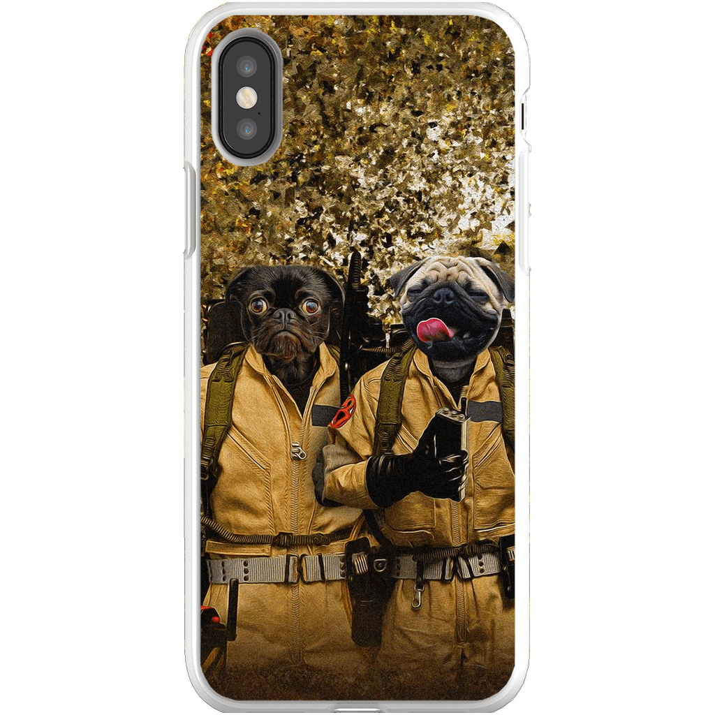 &#39;Dog Busters&#39; Personalized 2 Pets Phone Case