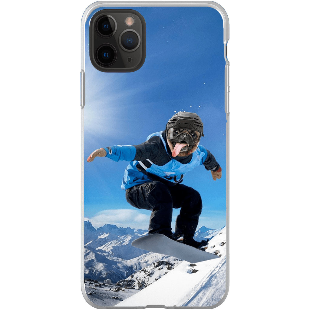 &#39;The Snowboarder&#39; Personalized Phone Case