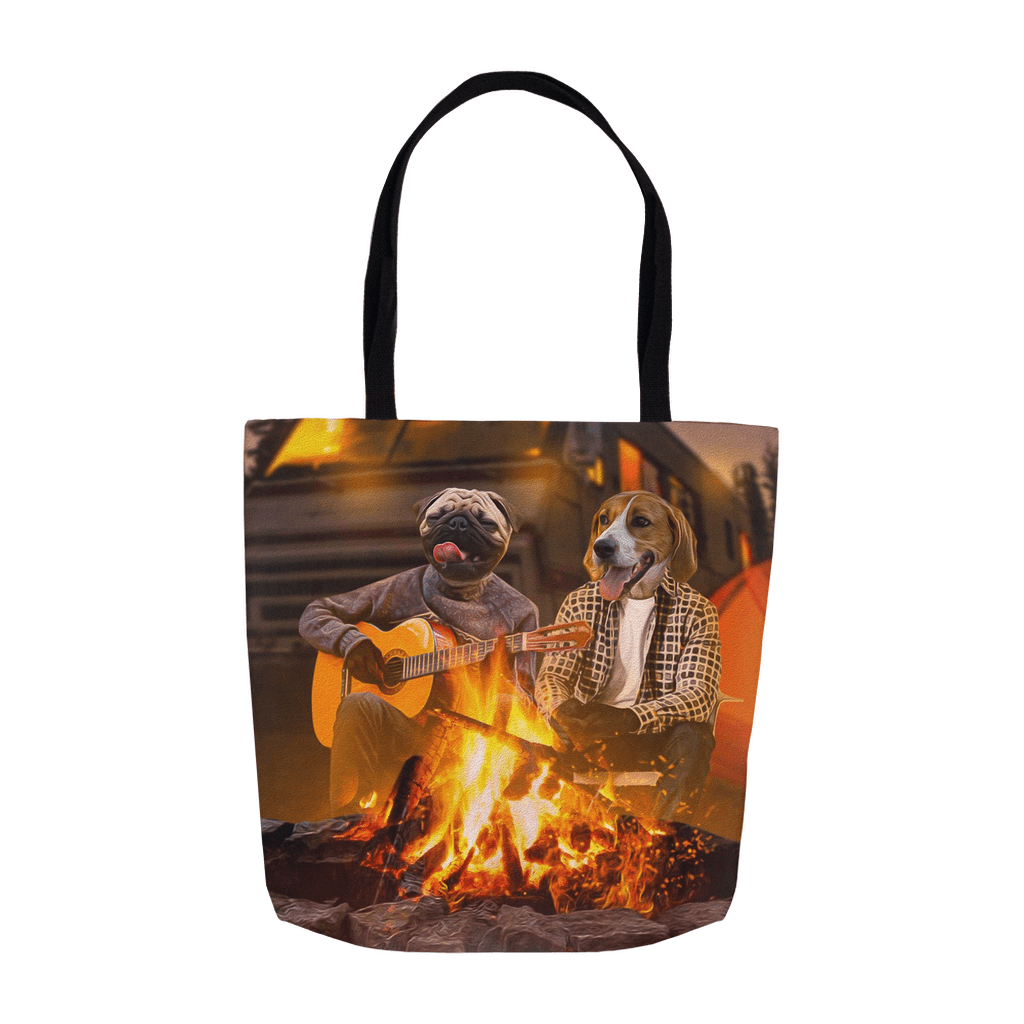 Bolsa Tote Personalizada para 2 Mascotas &#39;The Campers&#39;