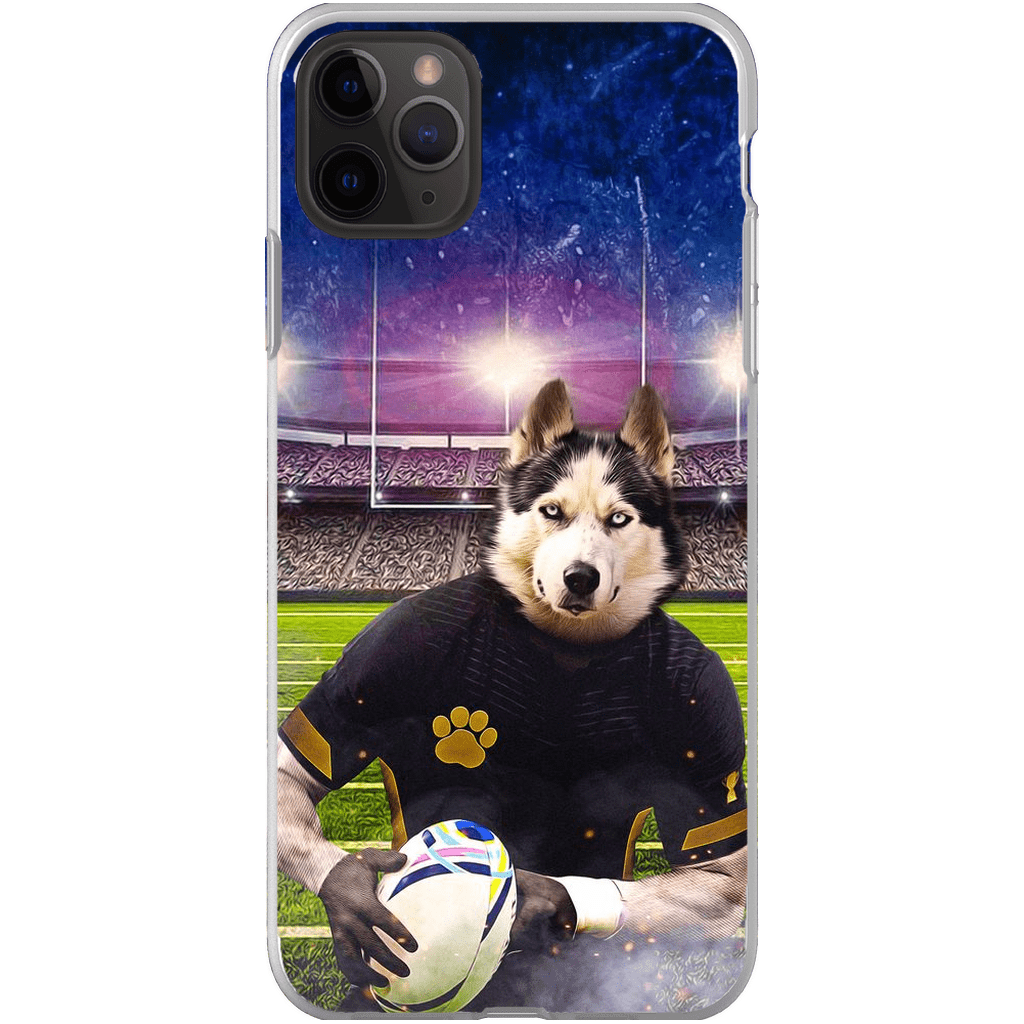 &#39;The Rugby Player&#39; Personalized Phone Case