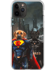 'Superdog & Batdog' Personalized 2 Pet Phone Case