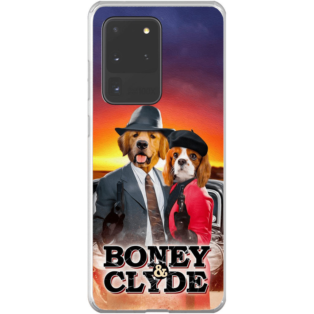 &#39;Boney and Clyde&#39; Personalized 2 Pet Phone Case