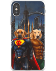 'Superdog & Aquadog' Personalized 2 Pet Phone Case