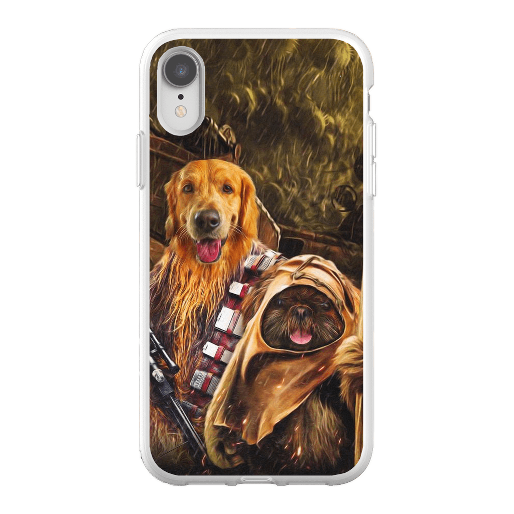 &#39;Chewdogga &amp; Dogg-E-Wok&#39; Personalized 2 Pet Phone Case