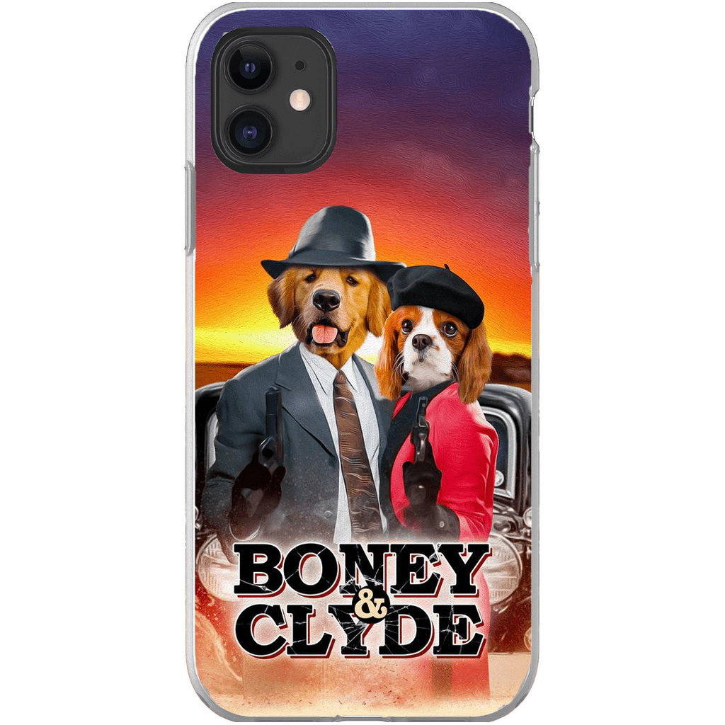 &#39;Boney and Clyde&#39; Personalized 2 Pet Phone Case