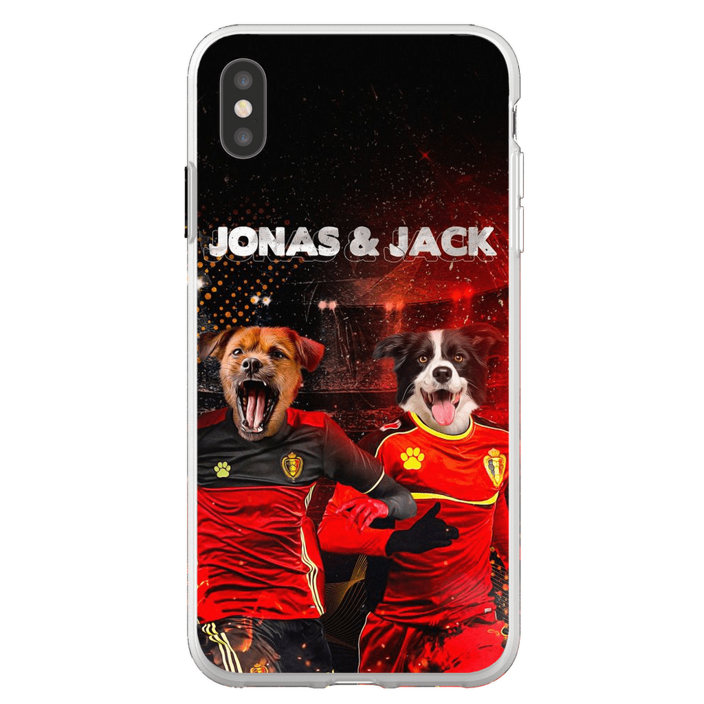 &#39;Belgium Doggos&#39; Personalized 2 Pet Phone Case