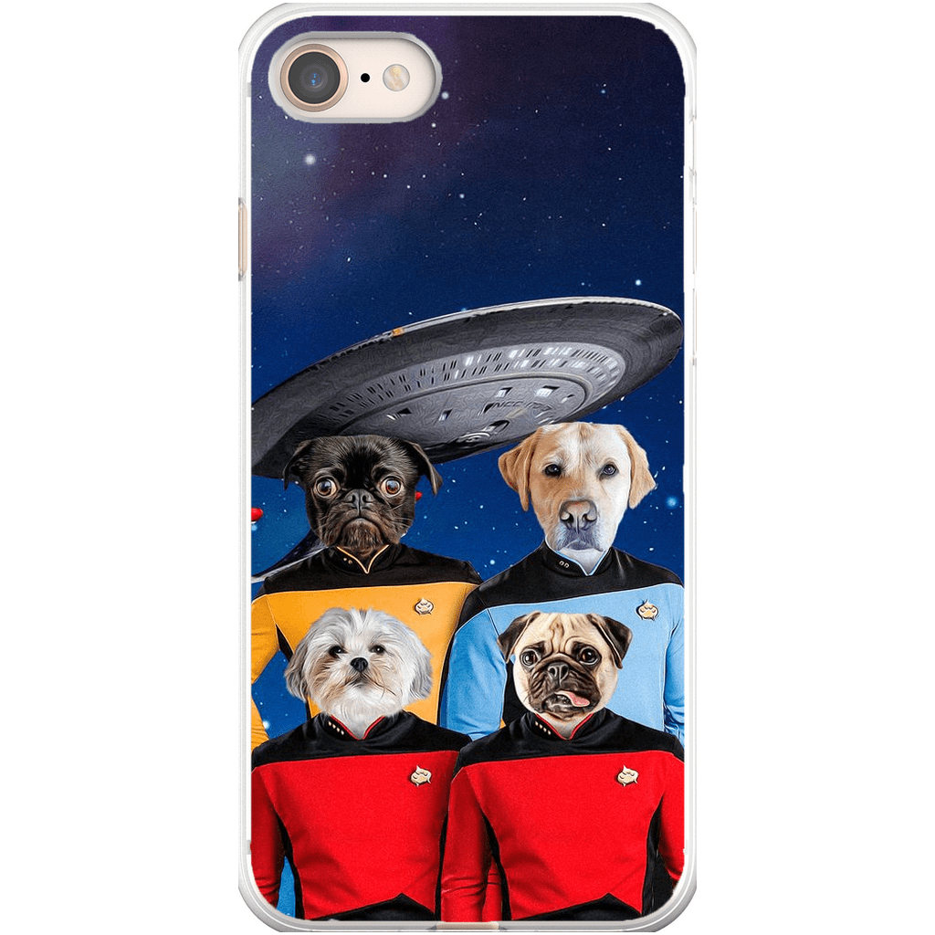 &#39;Doggo-Trek&#39; Personalized 4 Pet Phone Case