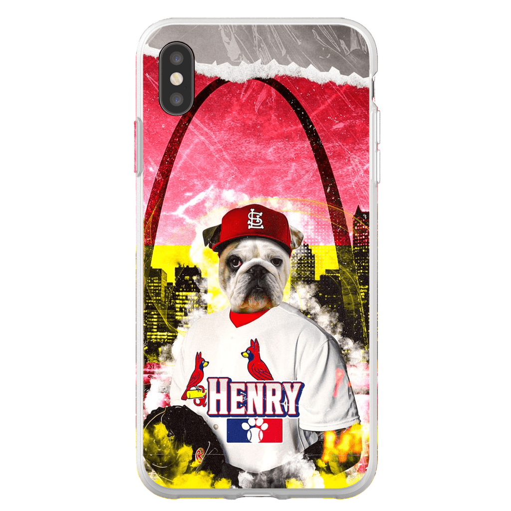 &#39;St. Louis Cardipaws&#39; Personalized Phone Case