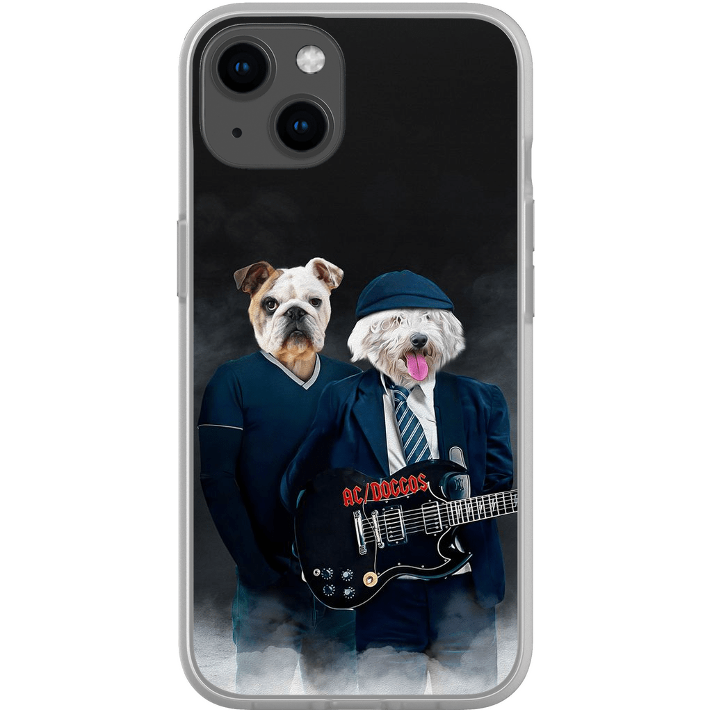 &#39;AC/Doggos&#39; Personalized 2 Pet Phone Case