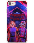 'Chewing Things' Personalized 2 Pets Phone Case