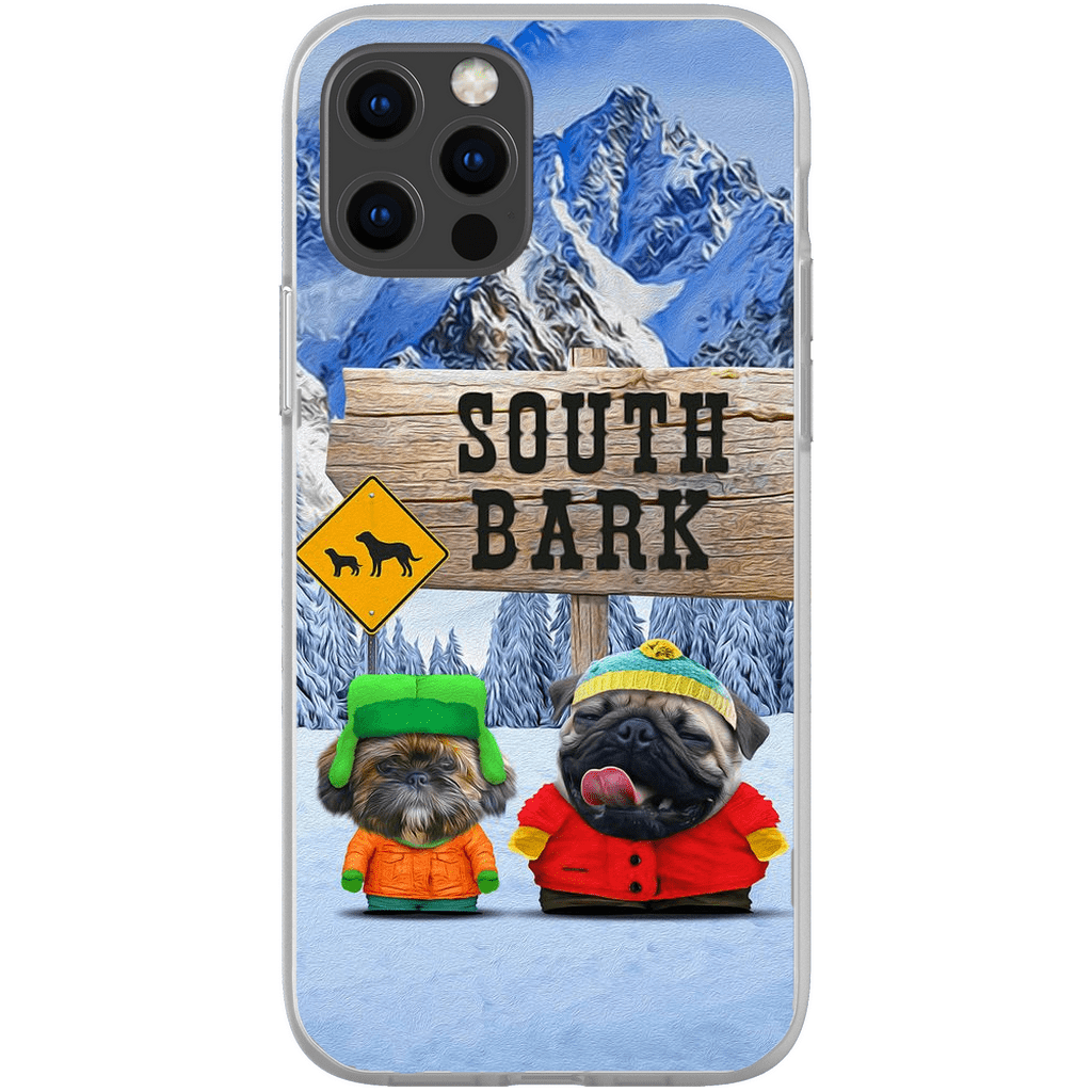 &#39;South Bark&#39; Personalized 2 Pet Phone Case