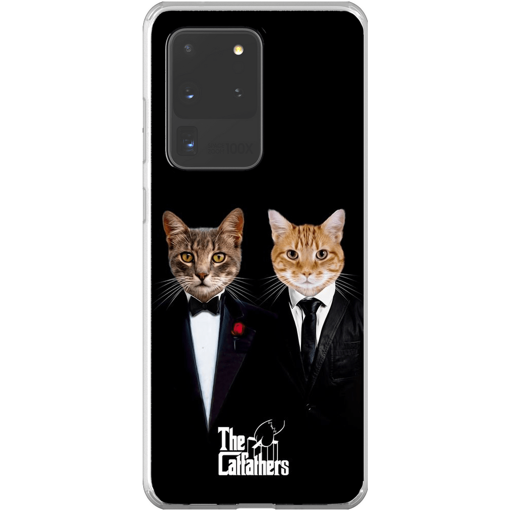 &#39;The Catfathers&#39; Personalized 2 Pet Phone Case