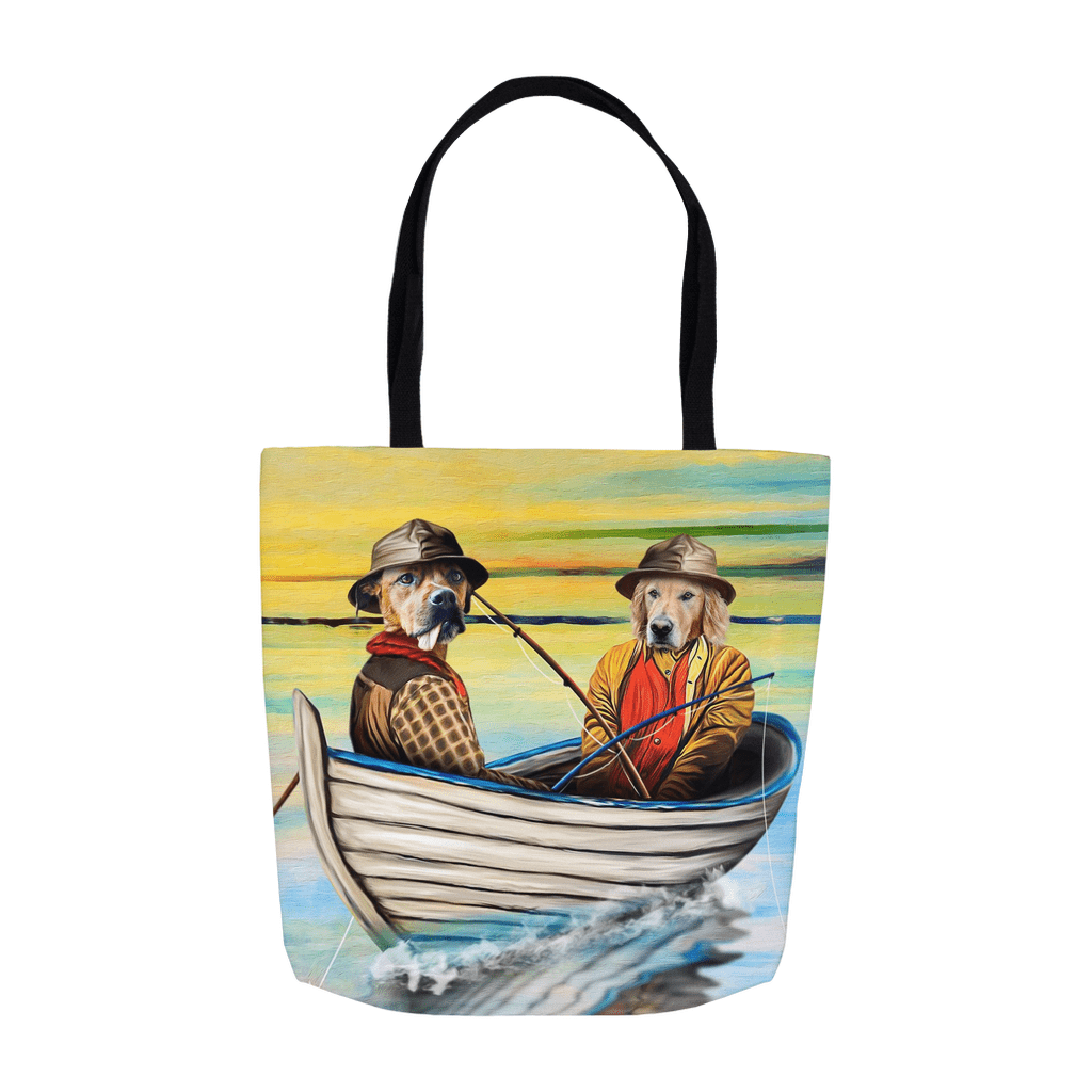 Bolsa Tote Personalizada para 2 Mascotas &#39;Los Pescadores&#39;