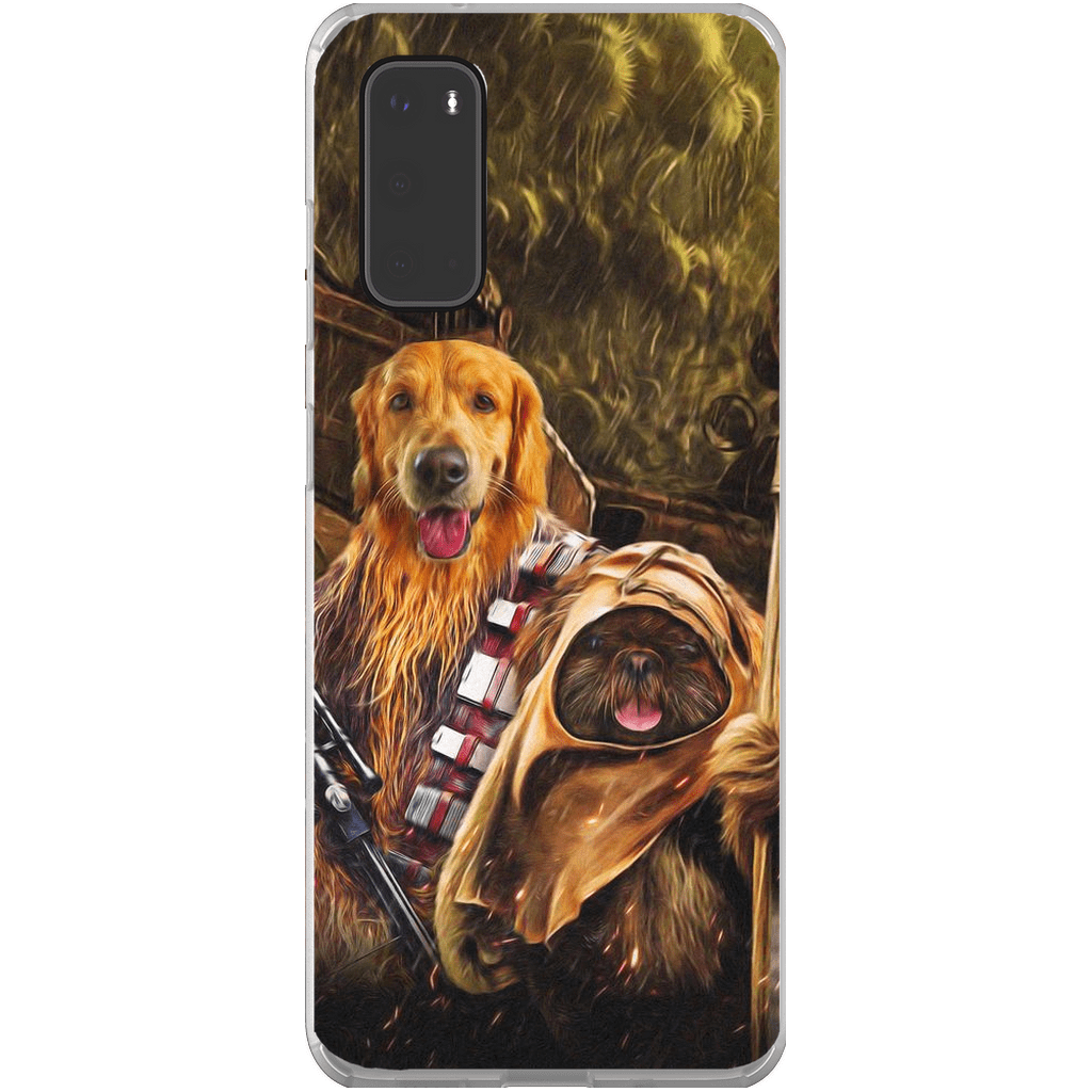 &#39;Chewdogga &amp; Dogg-E-Wok&#39; Personalized 2 Pet Phone Case