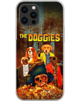 'The Doggies' Funda personalizada para teléfono con 4 mascotas