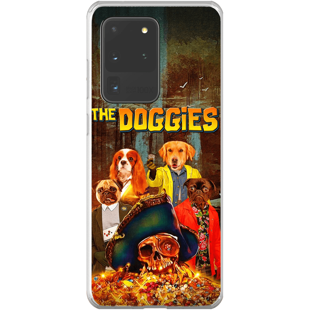 &#39;The Doggies&#39; Funda personalizada para teléfono con 4 mascotas