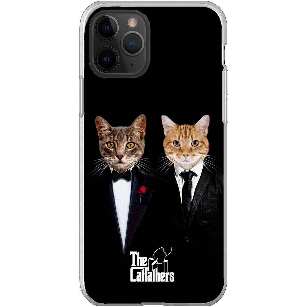 &#39;The Catfathers&#39; Personalized 2 Pet Phone Case