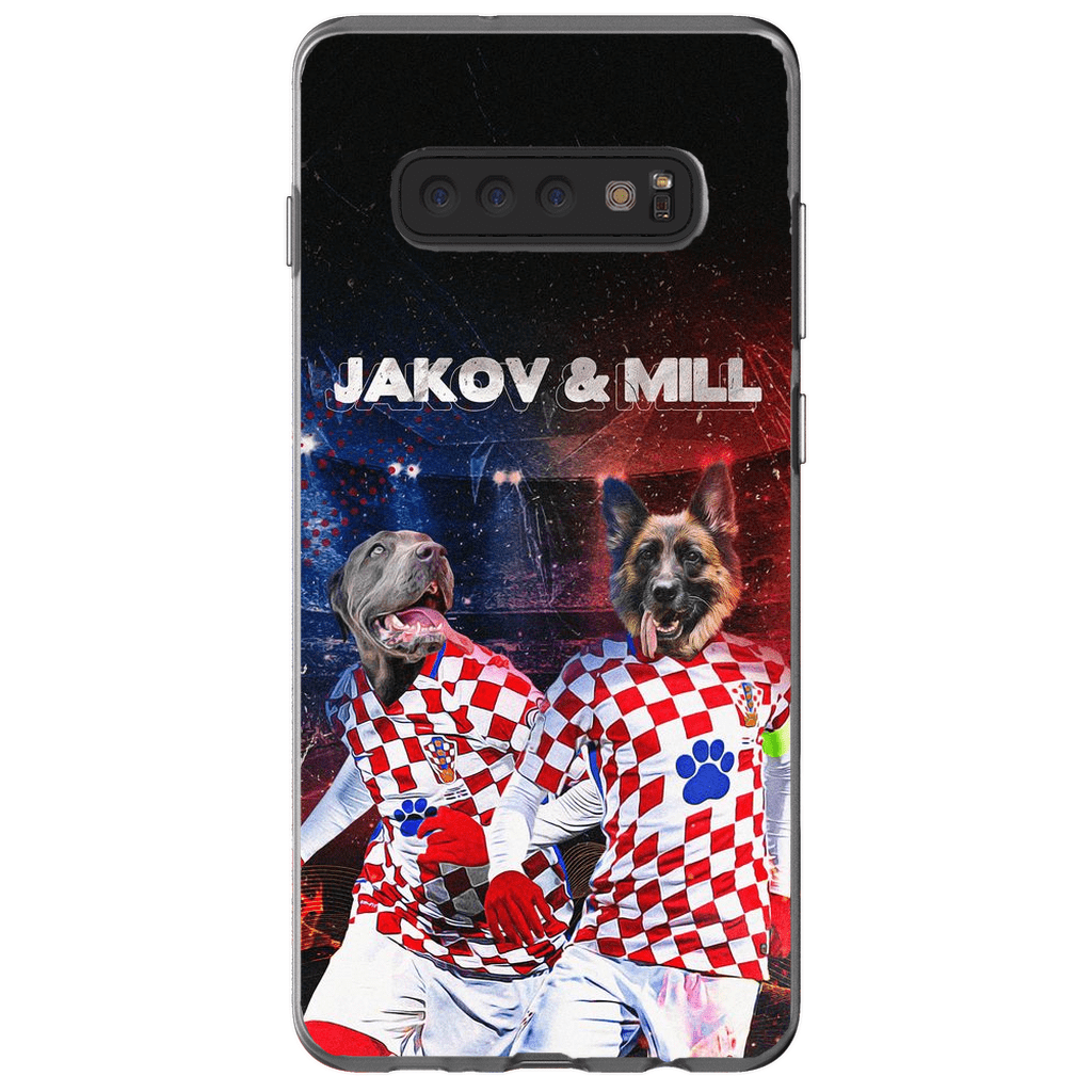 &#39;Croatia Doggos&#39; Personalized 2 Pet Phone Case