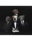 'The Dogfathers' Personalized 4 Pet Blanket